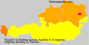 Surname Serttas in Austria Surname Serttas in Austria