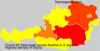 Surname Setznagel in Austria Surname Setznagel in Austria