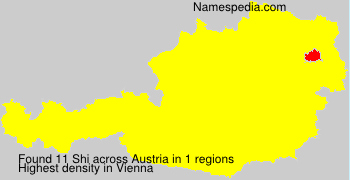 Surname Shi in Austria Surname Shi in Austria