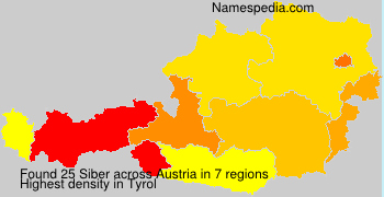 Surname Siber in Austria Surname Siber in Austria