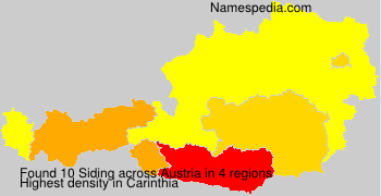 Surname Siding in Austria Surname Siding in Austria