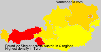 Surname Siegler in Austria Surname Siegler in Austria