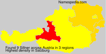 Surname Sillner in Austria Surname Sillner in Austria
