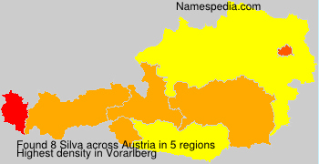 Surname Silva in Austria Surname Silva in Austria
