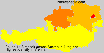 Surname Simacek in Austria Surname Simacek in Austria
