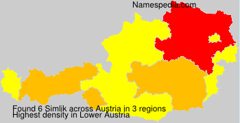Surname Simlik in Austria Surname Simlik in Austria