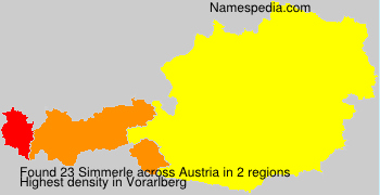 Surname Simmerle in Austria Surname Simmerle in Austria