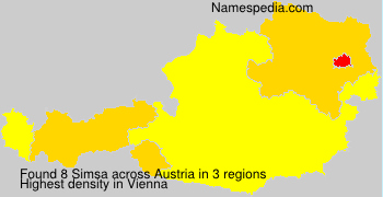 Surname Simsa in Austria Surname Simsa in Austria