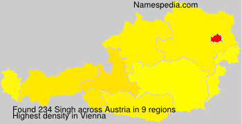 Surname Singh in Austria Surname Singh in Austria