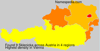 Surname Sklenicka in Austria Surname Sklenicka in Austria