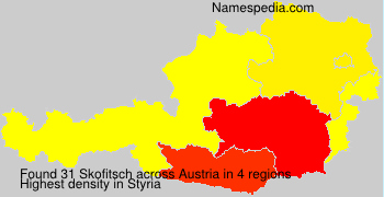 Surname Skofitsch in Austria Surname Skofitsch in Austria