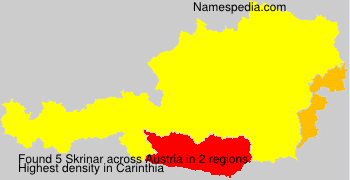 Surname Skrinar in Austria Surname Skrinar in Austria