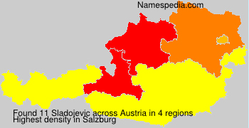 Surname Sladojevic in Austria Surname Sladojevic in Austria