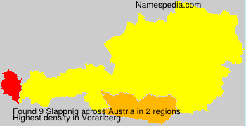 Surname Slappnig in Austria Surname Slappnig in Austria