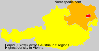 Surname Slowik in Austria Surname Slowik in Austria