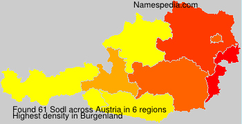 Surname Sodl in Austria Surname Sodl in Austria