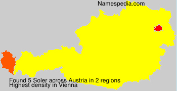 Surname Soler in Austria Surname Soler in Austria