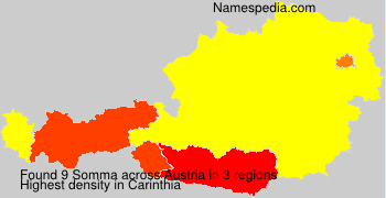 Surname Somma in Austria Surname Somma in Austria