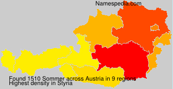 Surname Sommer in Austria Surname Sommer in Austria