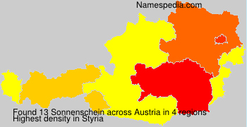 Surname Sonnenschein in Austria Surname Sonnenschein in Austria