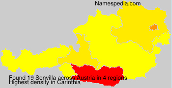 Surname Sonvilla in Austria Surname Sonvilla in Austria