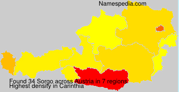 Surname Sorgo in Austria Surname Sorgo in Austria