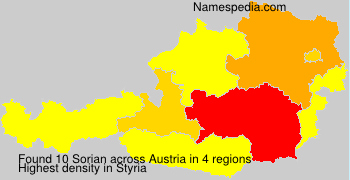 Surname Sorian in Austria Surname Sorian in Austria