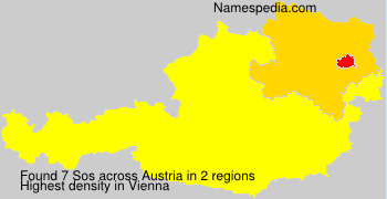 Surname Sos in Austria Surname Sos in Austria