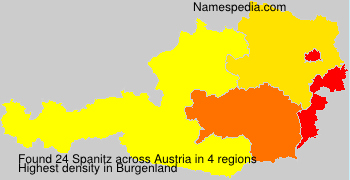 Surname Spanitz in Austria Surname Spanitz in Austria