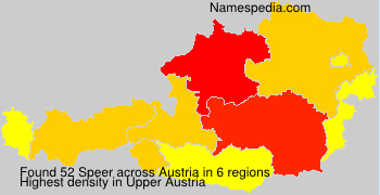 Surname Speer in Austria Surname Speer in Austria