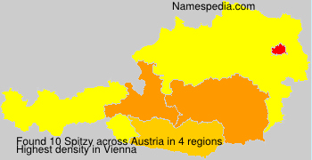 Surname Spitzy in Austria Surname Spitzy in Austria