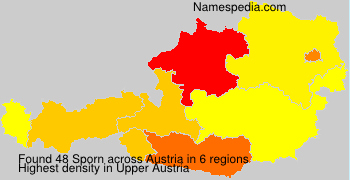 Familiennamen Sporn - Austria