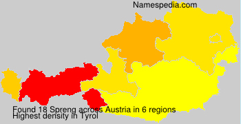 Surname Spreng in Austria Surname Spreng in Austria
