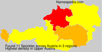 Surname Sprickler in Austria Surname Sprickler in Austria