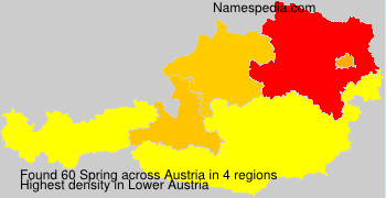 Surname Spring in Austria Surname Spring in Austria
