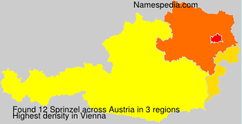 Surname Sprinzel in Austria Surname Sprinzel in Austria