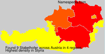 Surname Stabelhofer in Austria Surname Stabelhofer in Austria