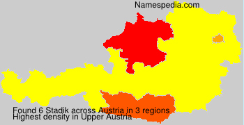 Surname Stadik in Austria Surname Stadik in Austria