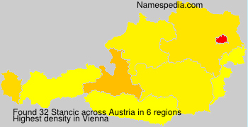 Surname Stancic in Austria Surname Stancic in Austria