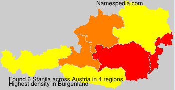 Surname Stanila in Austria