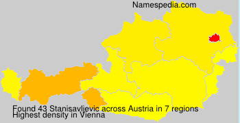 Surname Stanisavljevic in Austria Surname Stanisavljevic in Austria