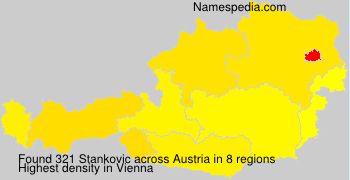Surname Stankovic in Austria
