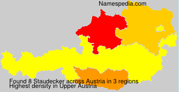 Surname Staudecker in Austria Surname Staudecker in Austria
