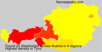 Surname Steckholzer in Austria Surname Steckholzer in Austria