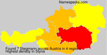 Surname Stegmann in Austria Surname Stegmann in Austria
