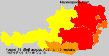 Surname Steif in Austria Surname Steif in Austria