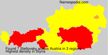 Surname Stellovsky in Austria Surname Stellovsky in Austria