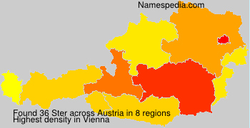Surname Ster in Austria Surname Ster in Austria