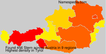 Surname Stern in Austria Surname Stern in Austria