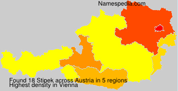 Surname Stipek in Austria Surname Stipek in Austria